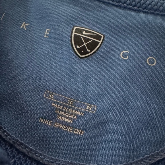 Men Nike Golf Polo T Shirt Size XL Light Blue - Picture 4 of 4